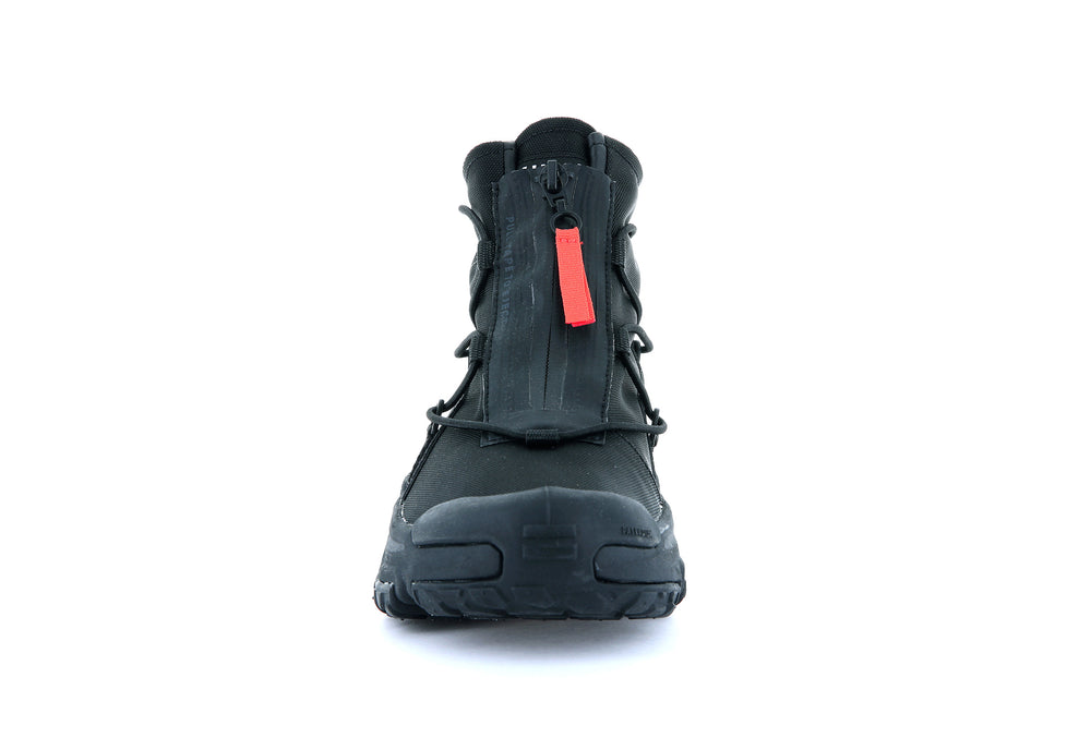 Zapatos Bajos Palladium OFF-GRID HI ZIP WATERPROOF + Mujer Negras | Costa Rica-89156